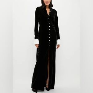 Black Velvet Loretta Maxi Dress